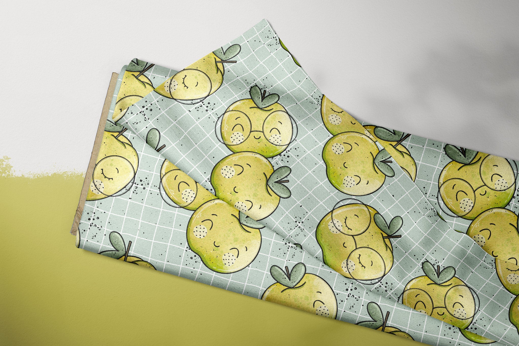 Supersoft Premium Jersey "Äpfelchen" groß 0,5 m