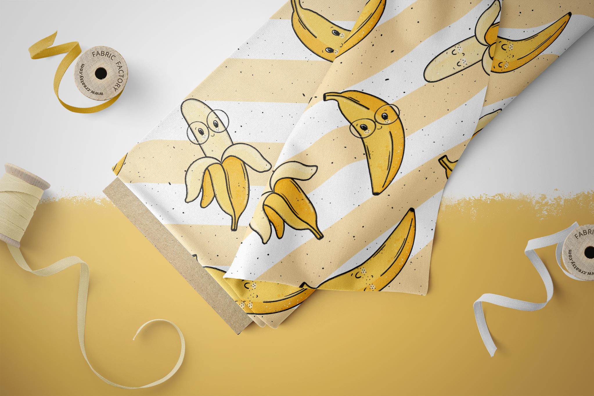 Premium Jersey "Bananas" groß 0,5 m
