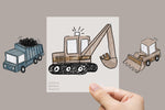 Lade das Bild in den Galerie-Viewer, Bügelbild "Baustelle Scratch"
