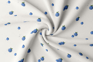 Premium BIO Ripp Jersey "Blaubeerchen Mini" 0,5 m