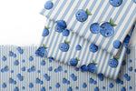 Lade das Bild in den Galerie-Viewer, Frottee Jersey "Blaubeerchen" 0,5 m
