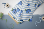 Lade das Bild in den Galerie-Viewer, Supersoft Premium Jersey &quot;Blaubeerchen&quot; groß 0,5 m
