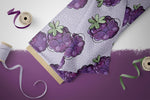 Lade das Bild in den Galerie-Viewer, Supersoft Premium French Terry &quot;Brombeerchen&quot; groß 0,5 m
