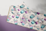 Lade das Bild in den Galerie-Viewer, Supersoft Premium French Terry &quot;Bubble Tea&quot; cotton candy klein 0,5 m
