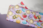 Lade das Bild in den Galerie-Viewer, Supersoft Premium French Terry &quot;Buntes Glück&quot; groß 0,4 m Rest
