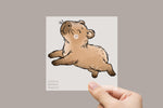 Lade das Bild in den Galerie-Viewer, Bügelbild "Capybara Zeit"
