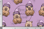 Lade das Bild in den Galerie-Viewer, Design "Capybara" lila 0,5 m
