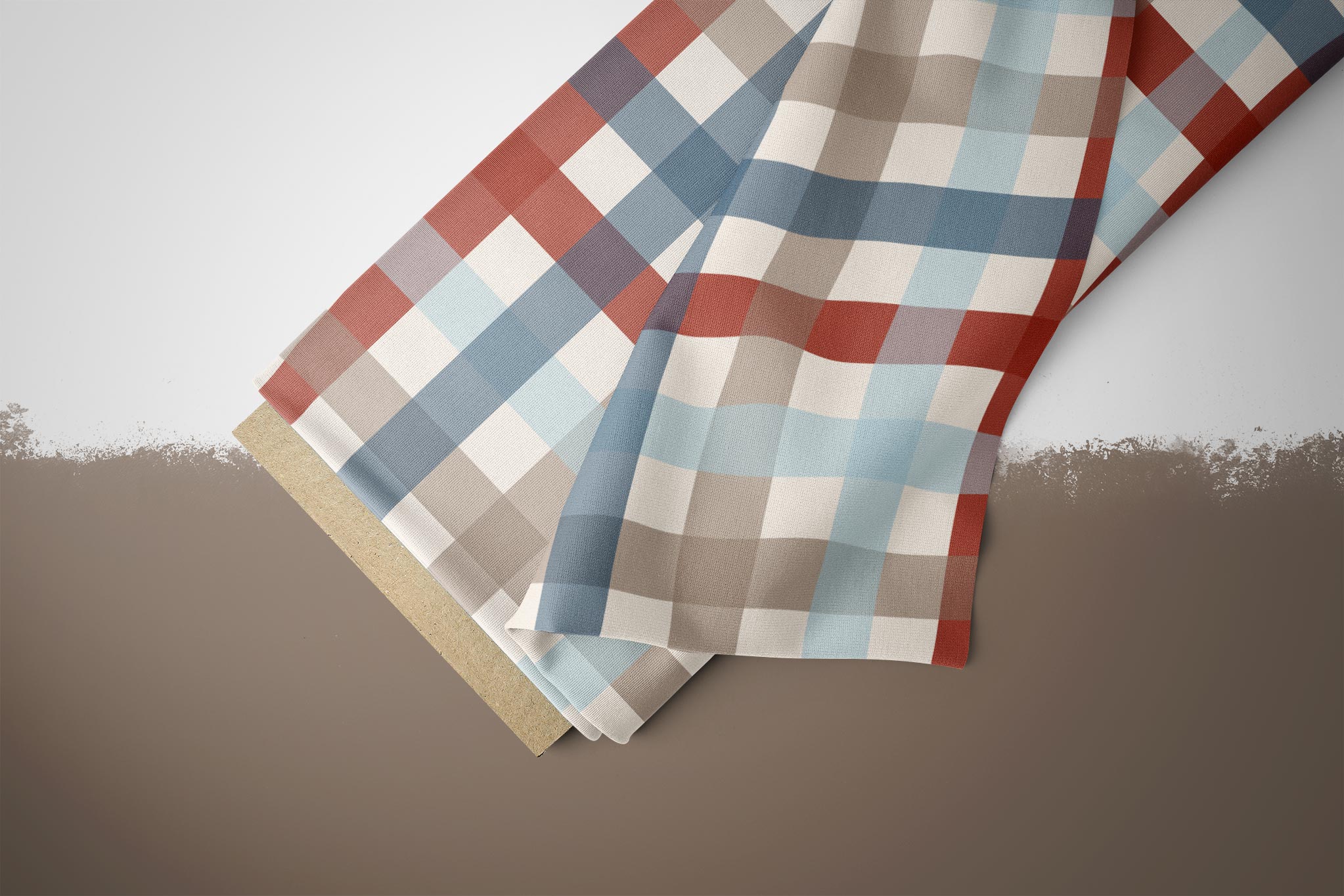 Supersoft Premium BIO Jersey "Chooo Chooo" Gingham 0,5 m