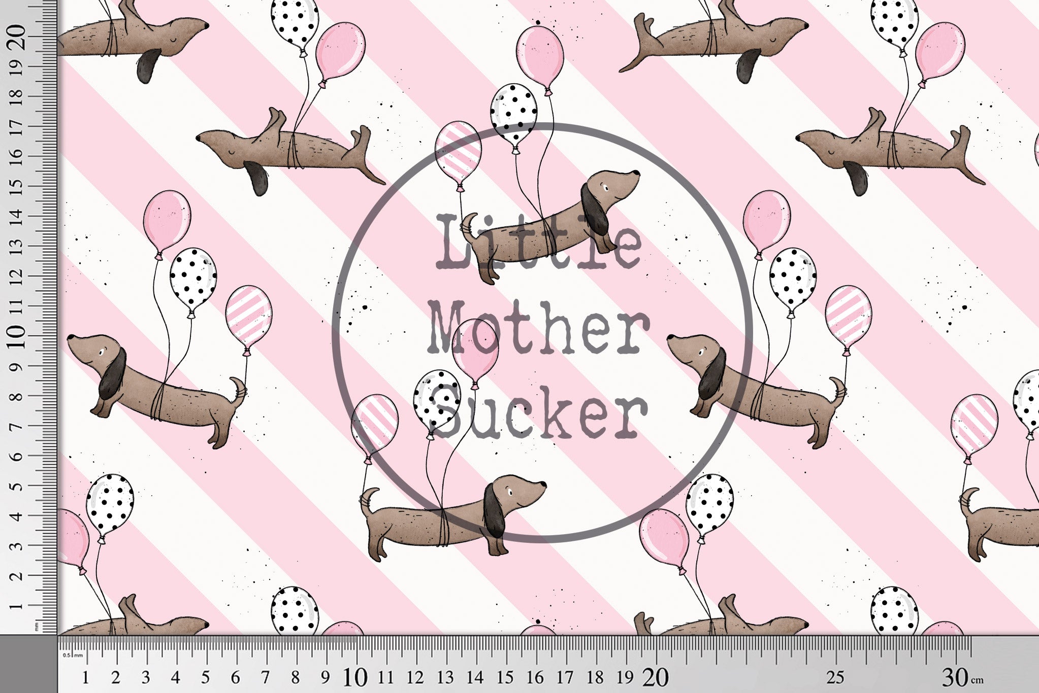 Design "Dackel Party" girl 0,5 m
