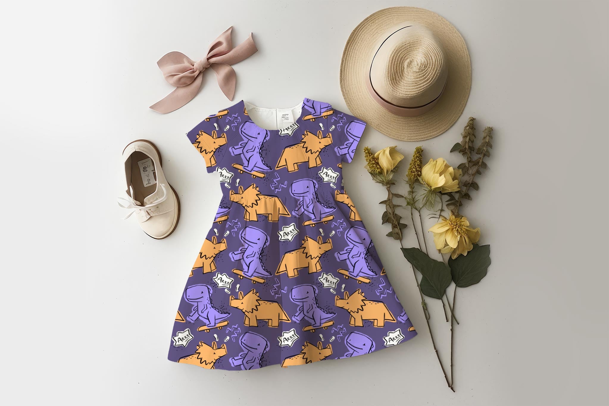 Supersoft Premium BIO Jersey "Dino ARRR" groß 0,5 m