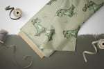 Lade das Bild in den Galerie-Viewer, Supersoft Premium French Terry &quot;Dino Skate&quot; camouflage 0,9 m Rest
