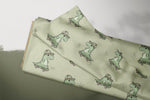 Lade das Bild in den Galerie-Viewer, Supersoft Premium French Terry &quot;Dino Skate&quot; camouflage 0,9 m Rest
