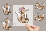 Lade das Bild in den Galerie-Viewer, Bügelbild "Eichhörnchen Tag"
