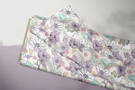 Lade das Bild in den Galerie-Viewer, Supersoft Premium BIO French Terry "Einhornwelt Floral" Einhorn groß 0,5 m

