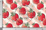 Lade das Bild in den Galerie-Viewer, Lycra UV50+ &quot;Erdbeerblümchen&quot; klein 0,35 m Rest
