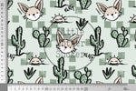 Lade das Bild in den Galerie-Viewer, Supersoft Premium BIO Jersey "Fenneck Desert" grün klein 0,5 m
