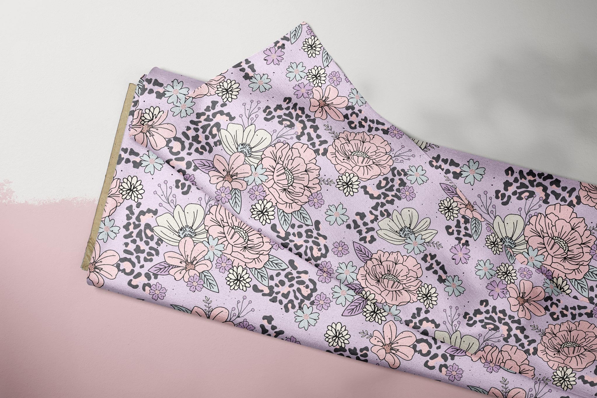 Supersoft Premium Jersey "Floralies" groß 0,5 m