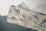 Lade das Bild in den Galerie-Viewer, Supersoft Premium French Terry "Fossilien" groß 0,85 m Rest
