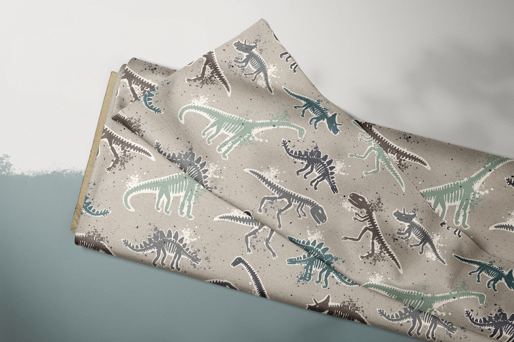 Supersoft Premium BIO French Terry "Fossilien" mittel 0,5 m