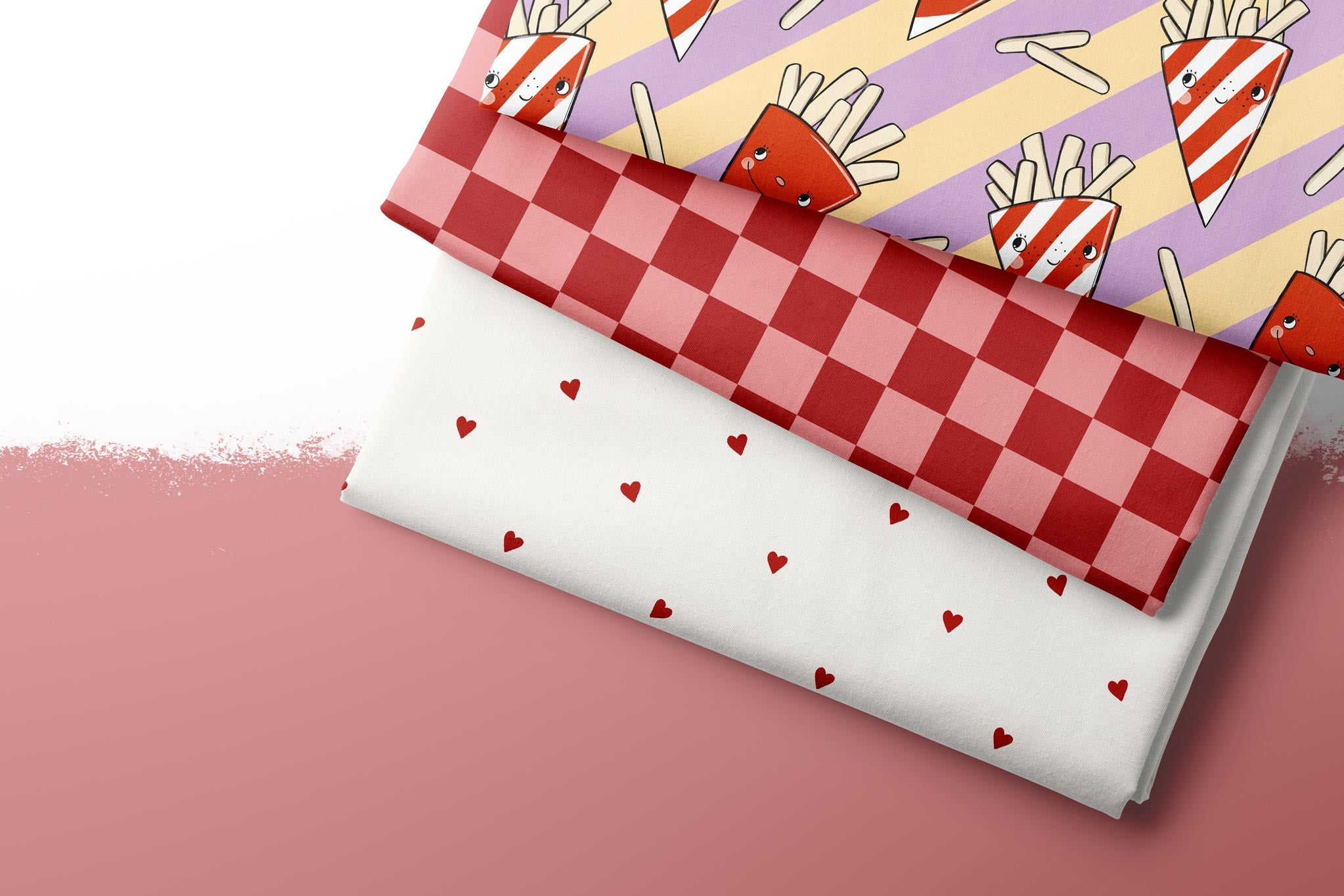 Lycra UV50+ "Fritten" klein 0,5 m