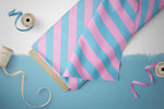 Lade das Bild in den Galerie-Viewer, Design "Fritten" rosa 0,5 m

