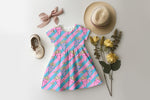Lade das Bild in den Galerie-Viewer, Design "Fritten" rosa 0,5 m
