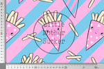 Lade das Bild in den Galerie-Viewer, Design "Fritten" rosa 0,5 m
