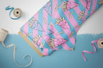 Lade das Bild in den Galerie-Viewer, Design "Fritten" rosa 0,5 m
