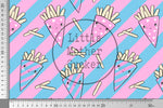 Lade das Bild in den Galerie-Viewer, Design "Fritten" rosa 0,5 m
