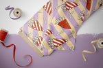 Lade das Bild in den Galerie-Viewer, Design "Fritten" rot 0,5 m
