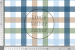 Lade das Bild in den Galerie-Viewer, Supersoft Premium BIO Jersey "Heidelbeerkätzchen" Gingham 0,5 m
