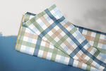 Lade das Bild in den Galerie-Viewer, Supersoft Premium BIO Jersey "Heidelbeerkätzchen" Gingham 0,5 m
