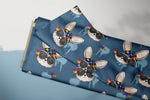 Lade das Bild in den Galerie-Viewer, Supersoft Premium French Terry &quot;Hopster&quot; navy groß 0,5 m
