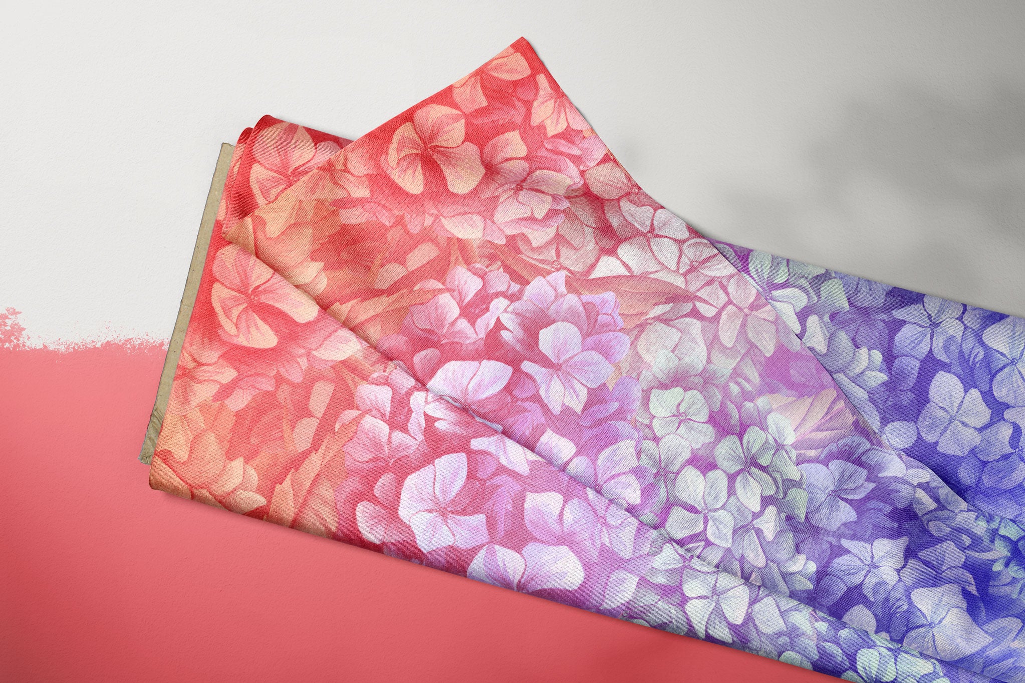 Supersoft Premium BIO Jersey "Hortensia" Bordüre 1,9 m Rest