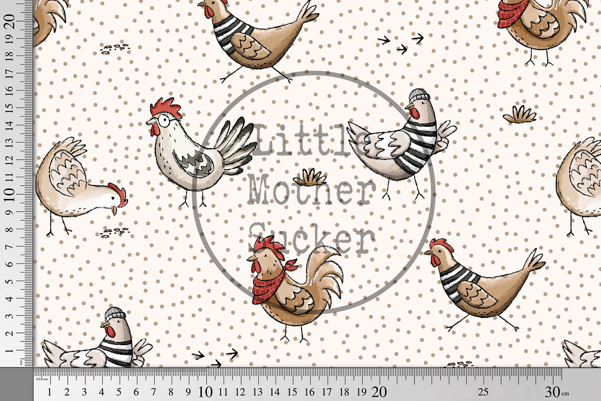 Supersoft Premium Jersey "Hühnertag" cool groß 0,5 m