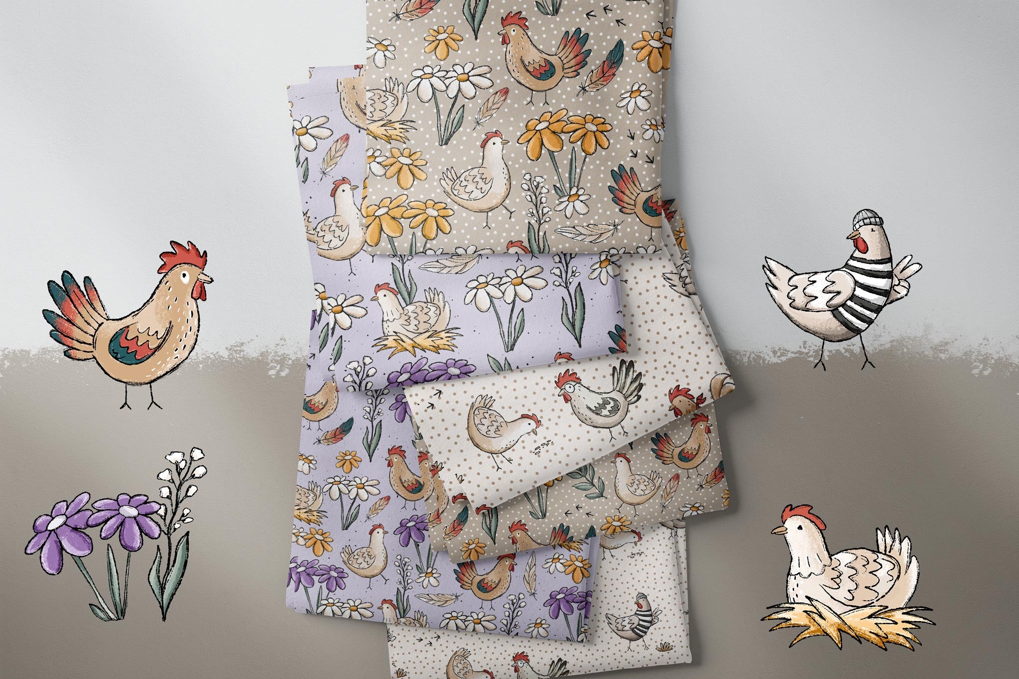 Supersoft Premium Jersey "Hühnertag" cool groß 0,5 m