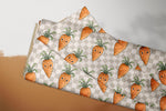 Lade das Bild in den Galerie-Viewer, Supersoft Premium French Terry &quot;Karottchen&quot; 0,5 m Lager
