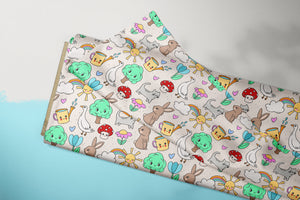 Supersoft Premium BIO Jersey "Kindergarten Spring Day" 0,5 m