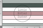 Lade das Bild in den Galerie-Viewer, Supersoft Premium BIO Jersey "Kirschkätzchen" Stripes 0,5 m
