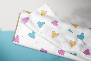 Supersoft Premium Jersey "Kittycorn" Herzchen groß 0,5 m