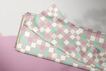 Lade das Bild in den Galerie-Viewer, Supersoft Premium BIO French Terry "Kitty Day" Pixel klein 0,5 m
