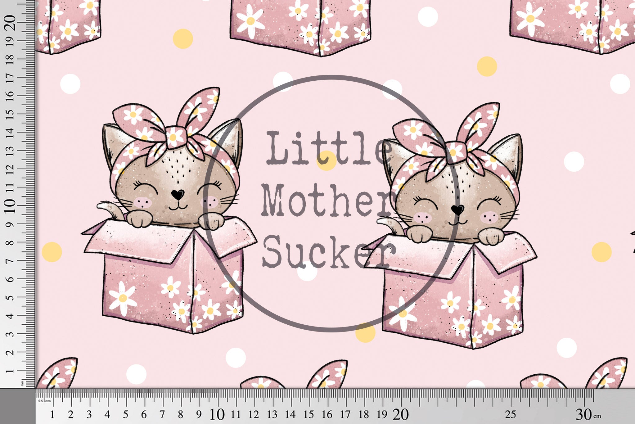 Supersoft Premium Jersey "Kitty in a box" Katze groß 0,5 m