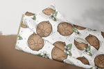Lade das Bild in den Galerie-Viewer, Supersoft Premium French Terry &quot;Kokosnüsschen&quot; white groß 0,5 m
