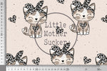 Lade das Bild in den Galerie-Viewer, Supersoft Premium French Terry &quot;Leo Kitty Sister&quot; leo groß 0,5 m
