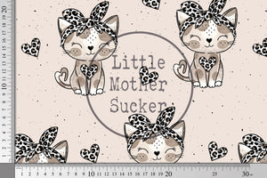Supersoft Premium French Terry "Leo Kitty Sister" leo groß 0,5 m