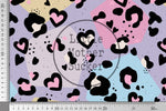 Lade das Bild in den Galerie-Viewer, Supersoft Premium French Terry &quot;Leolove&quot; sorbet mittel 0,5 m
