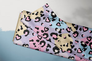 Supersoft Premium French Terry "Leolove" sorbet mittel 0,5 m