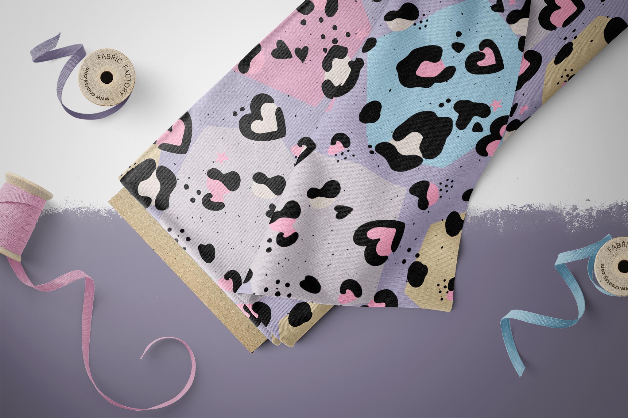 Supersoft Premium French Terry "Leolove" sorbet mittel 0,5 m