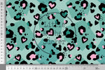 Lade das Bild in den Galerie-Viewer, Design "Leolove" teal 0,5 m
