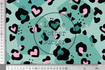 Lade das Bild in den Galerie-Viewer, Supersoft Premium Jersey &quot;Leolove&quot; teal mittel 0,5 m
